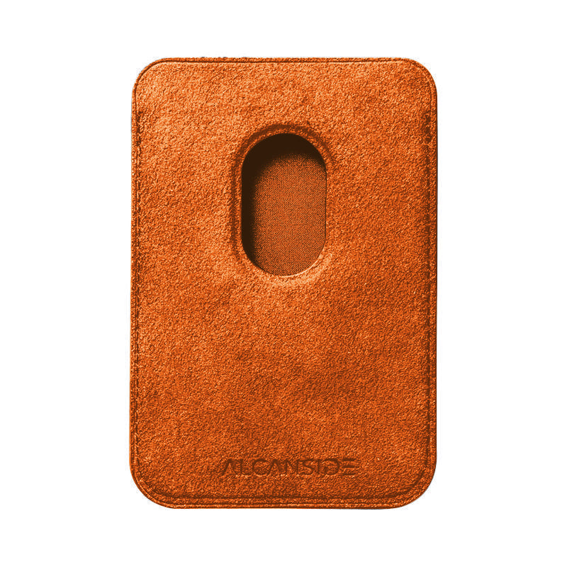 Alcantara MagSafe Wallet - Orange