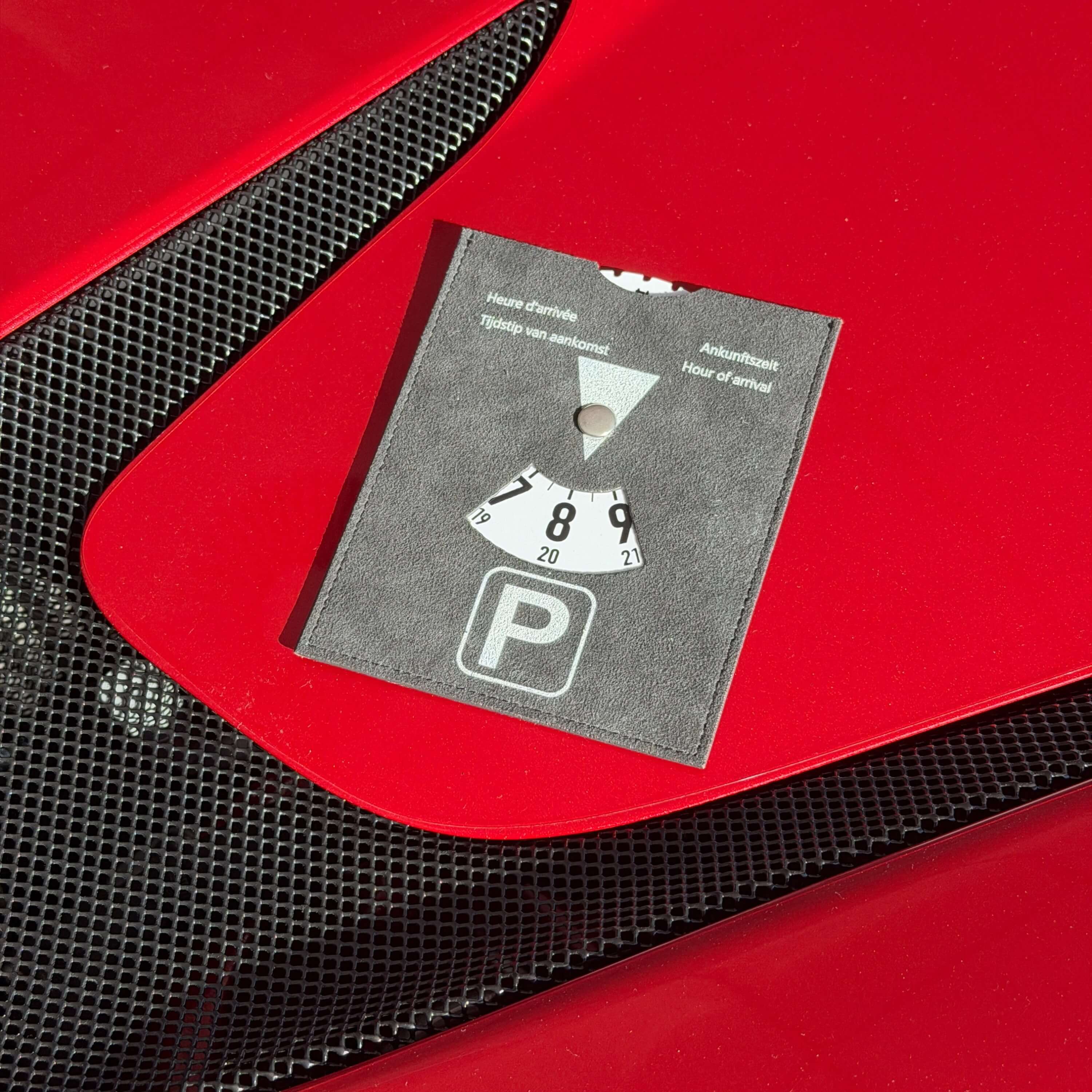 Alcantara Parking Disc - Space Grey