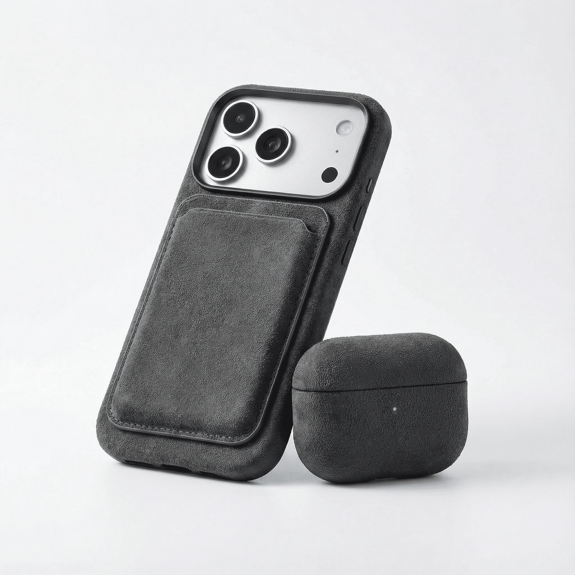 AirPods Pro (3rd Generation) Alcantara Case - Space Grey - Alcanside