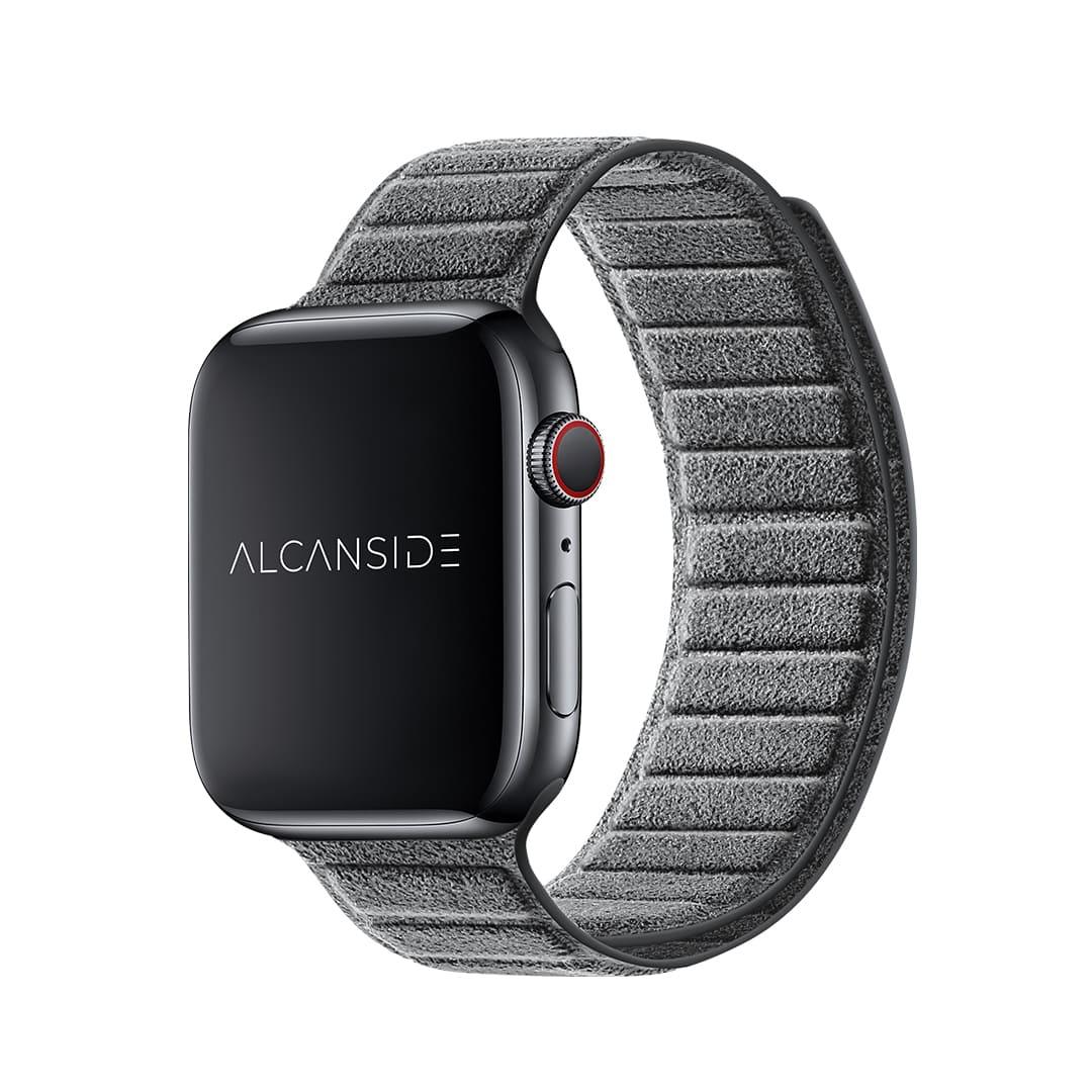 Alcantara Apple Watch Band - Nardo Gray - 42/44/45/46mm & Ultra (49mm) - Alcanside