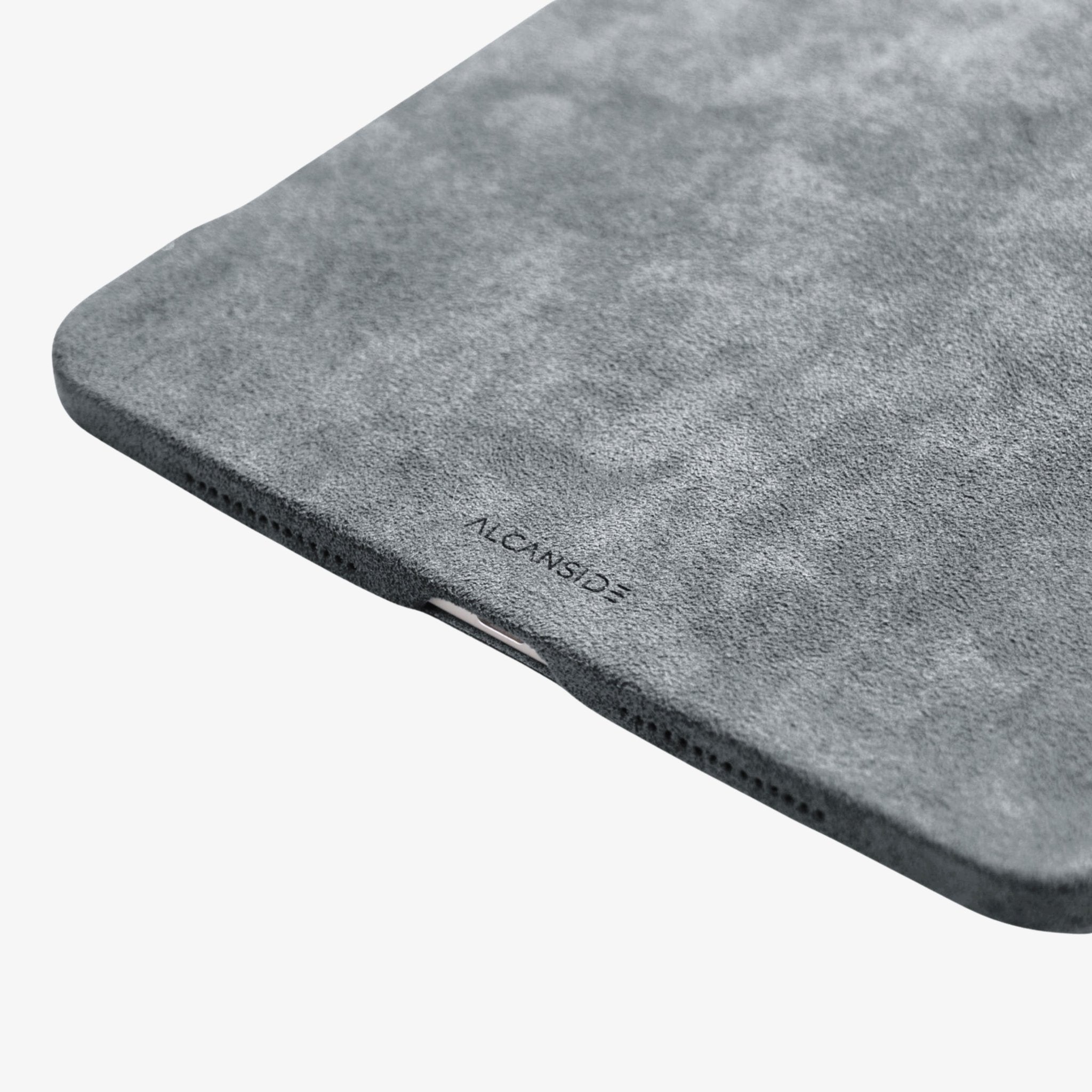 Alcantara iPad Cover - For iPad Air 11 inch (2024/2026) - Nardo Gray - Alcanside
