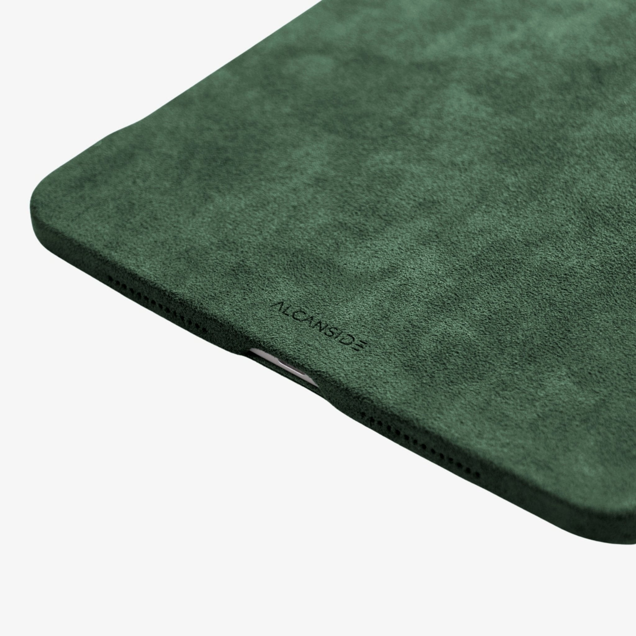 Alcantara iPad Cover - For iPad Air 2026 (13 inch) - Midnight Green - Alcanside