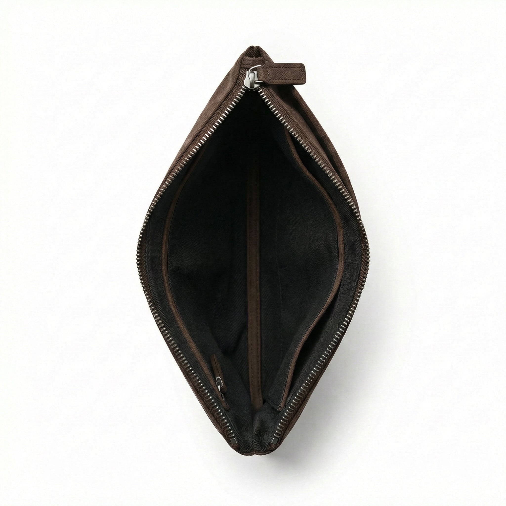 Alcantara Pouch - Chocolate brown - Alcanside