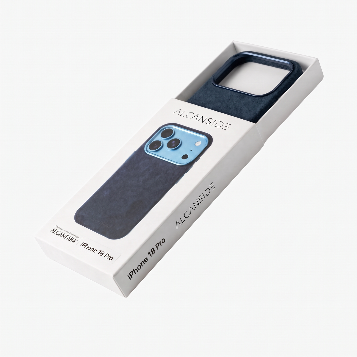iPhone 18 Pro Alcantara case packaging