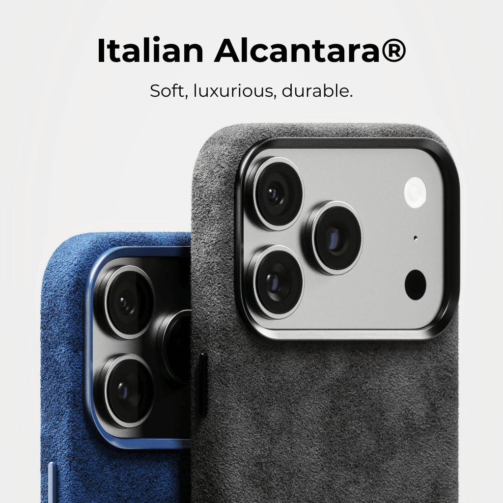 iPhone 17 Pro - Alcantara Case - Ocean Blue