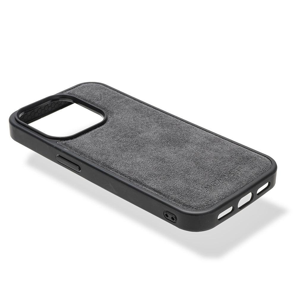 iPhone 14 Pro - Alcantara Back Cover - Space Grey - Alcanside