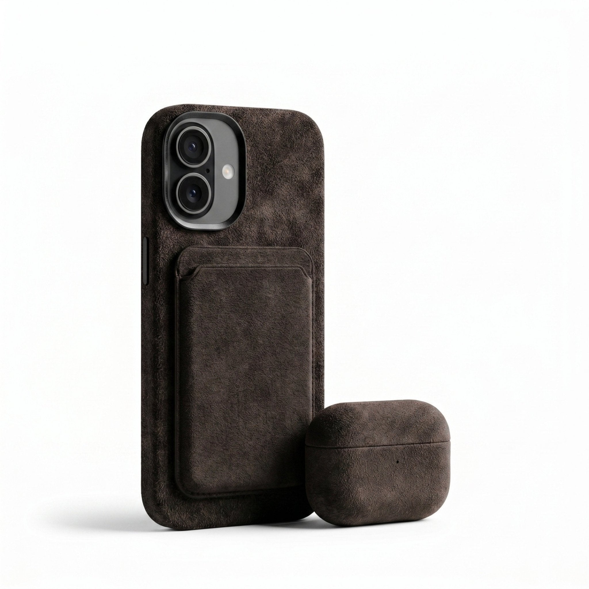 iPhone 16 - Alcantara Case - Chocolate Brown - Alcanside