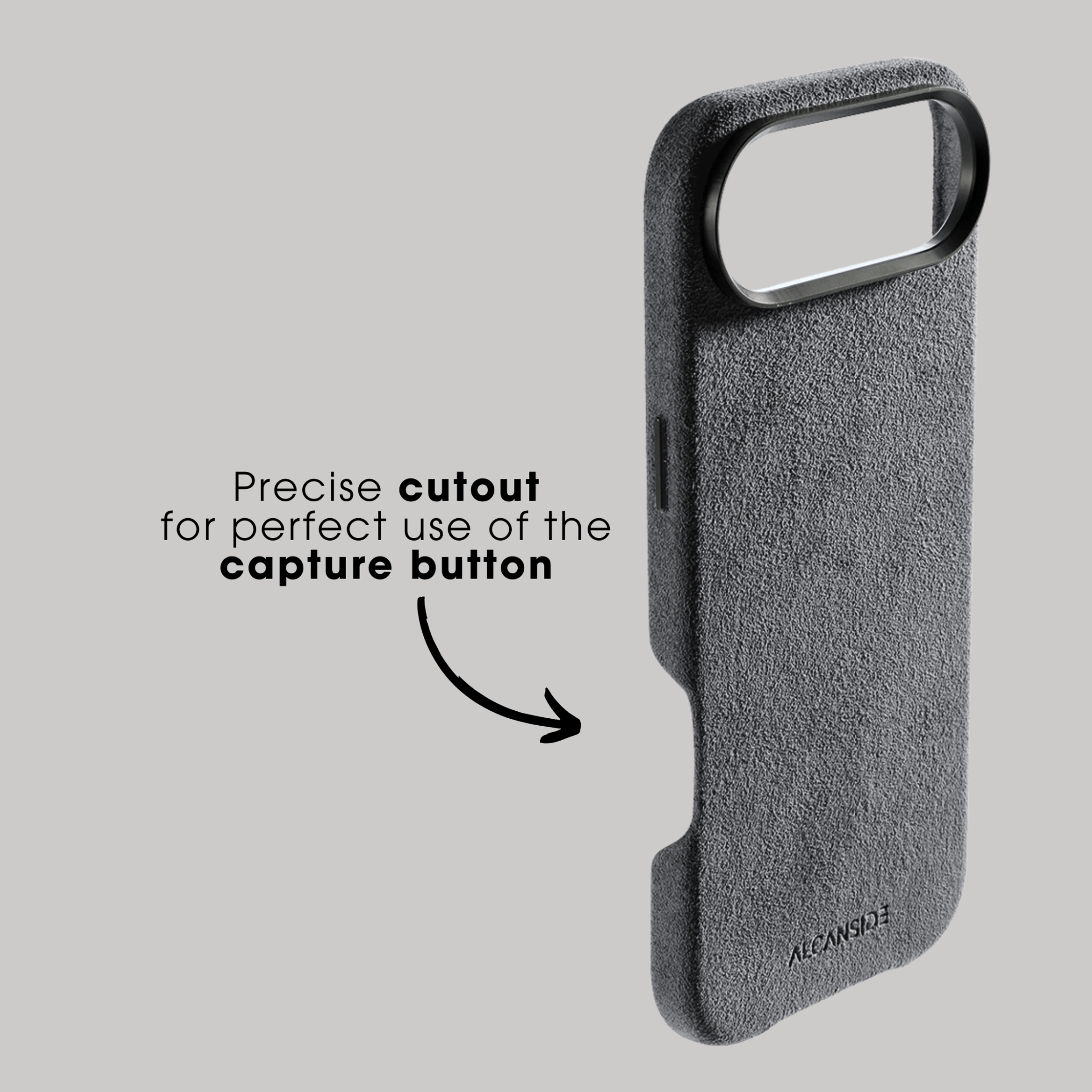iPhone 17 Air - Alcantara Case - Nardo Gray - Alcanside