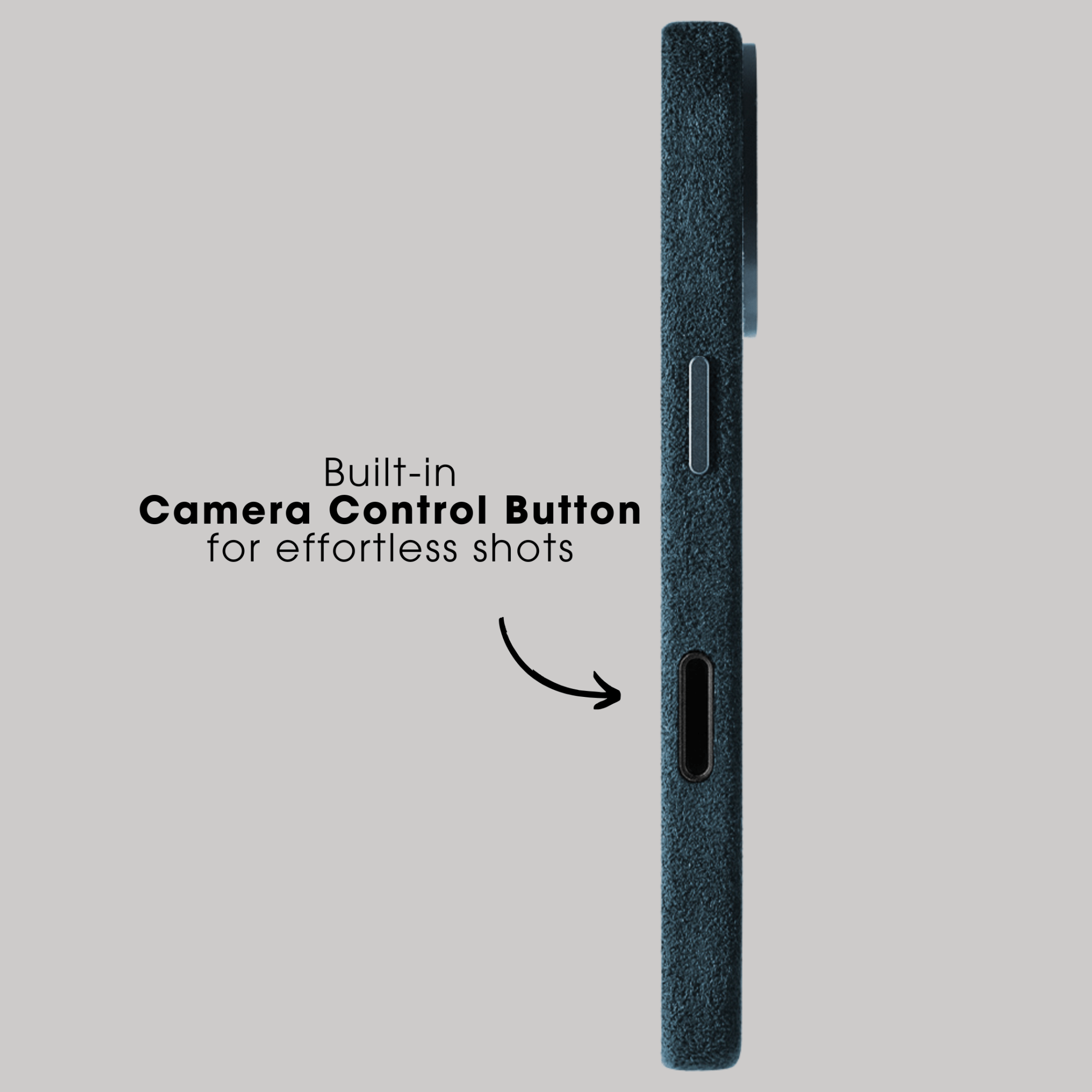 iPhone 17 - Alcantara Case - Navy Blue - Alcanside