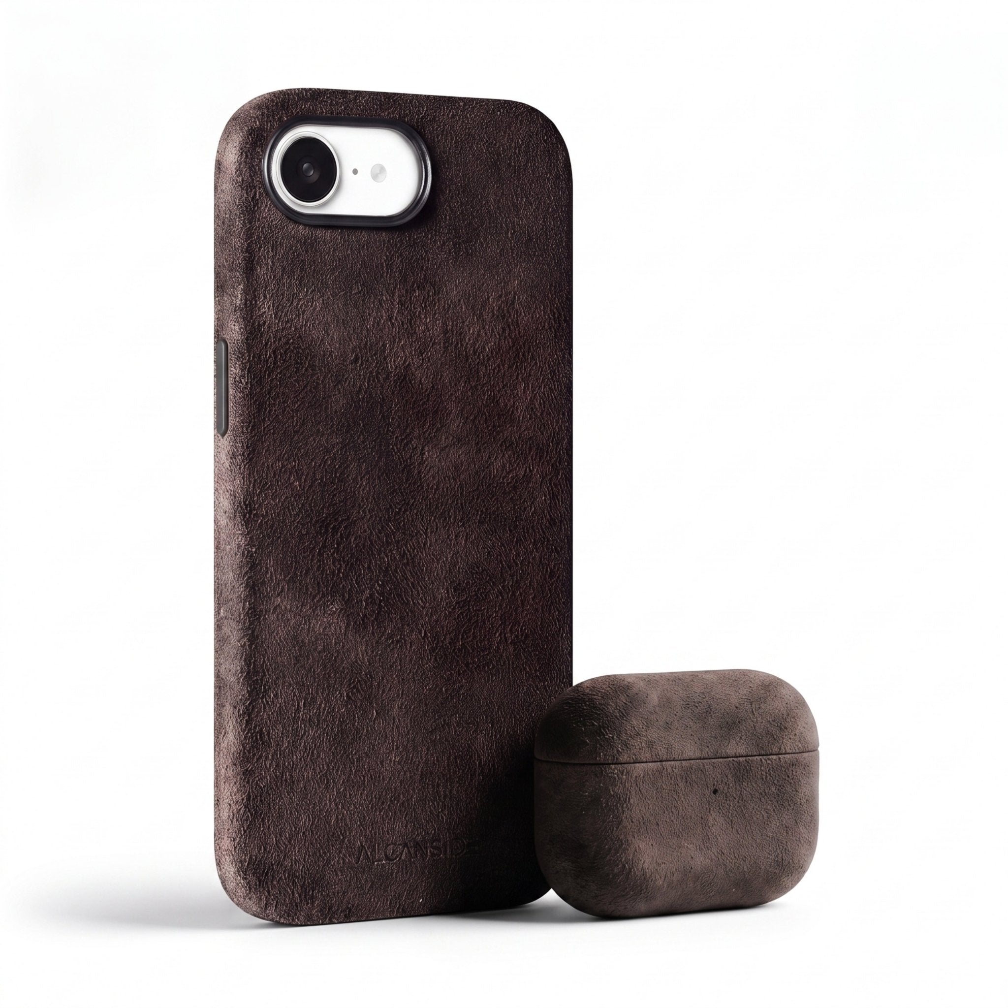 iPhone 17e - Alcantara Case - Chocolate Brown - Alcanside
