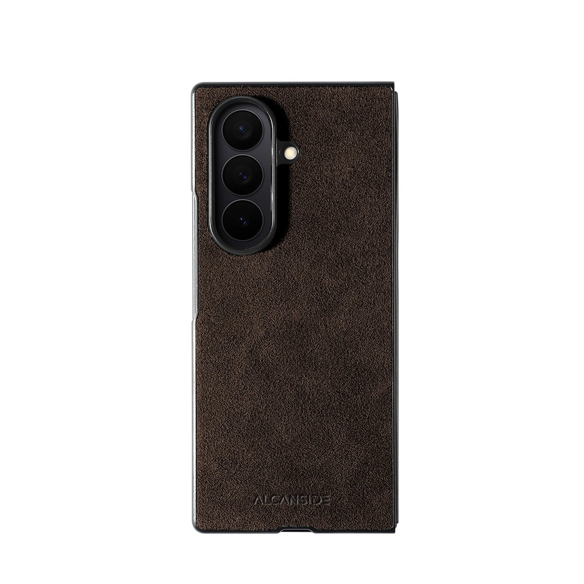 Samsung Galaxy Z Fold 7 - Alcantara Case - Chocolate Brown - Alcanside