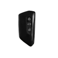 Alcantara Car Key Fob Cover for Volkswagen - Model D with Buckle - Space Grey