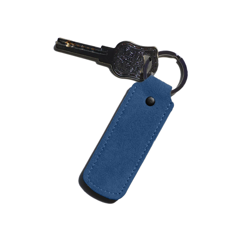 Alcantara Keychain - Ocean Blue