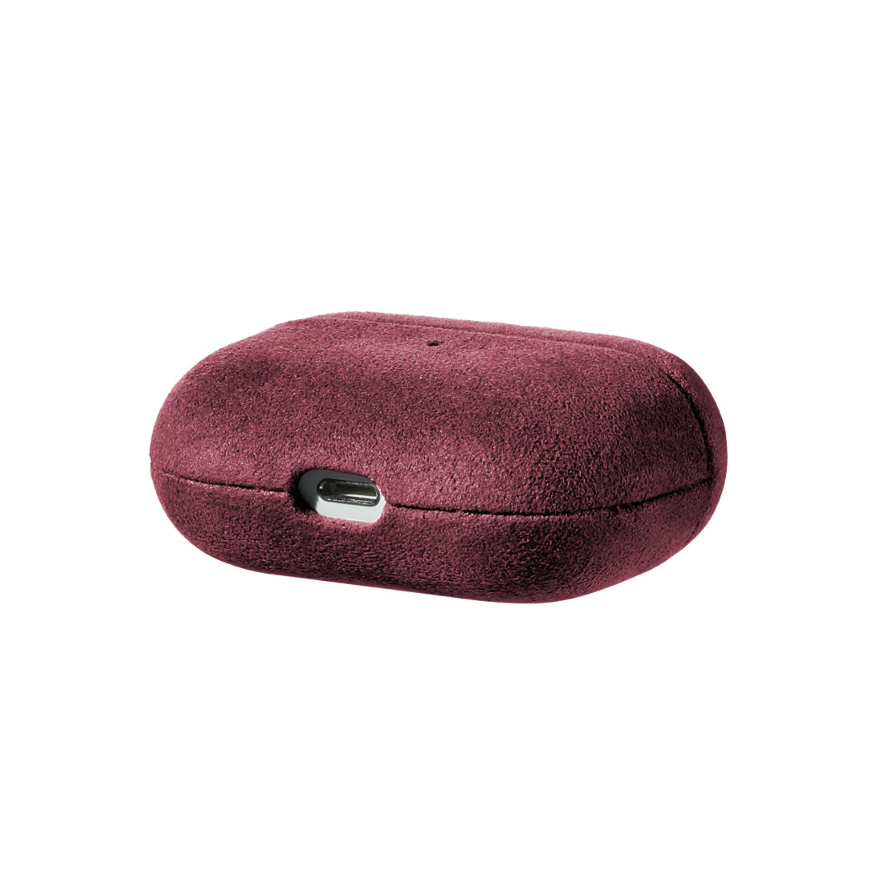AirPods Pro Alcantara Case - Wine Red