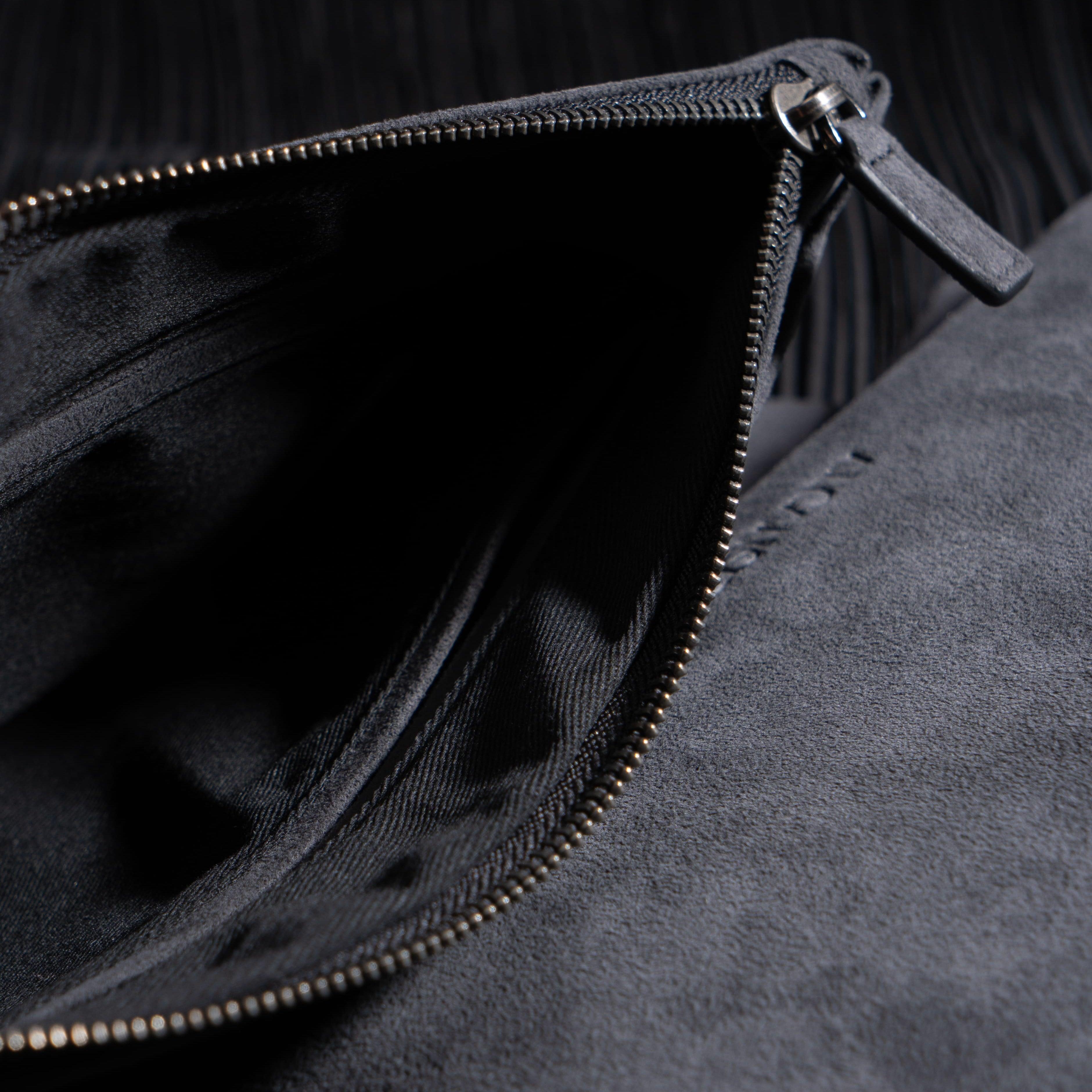 Alcantara Pouch - Space Grey