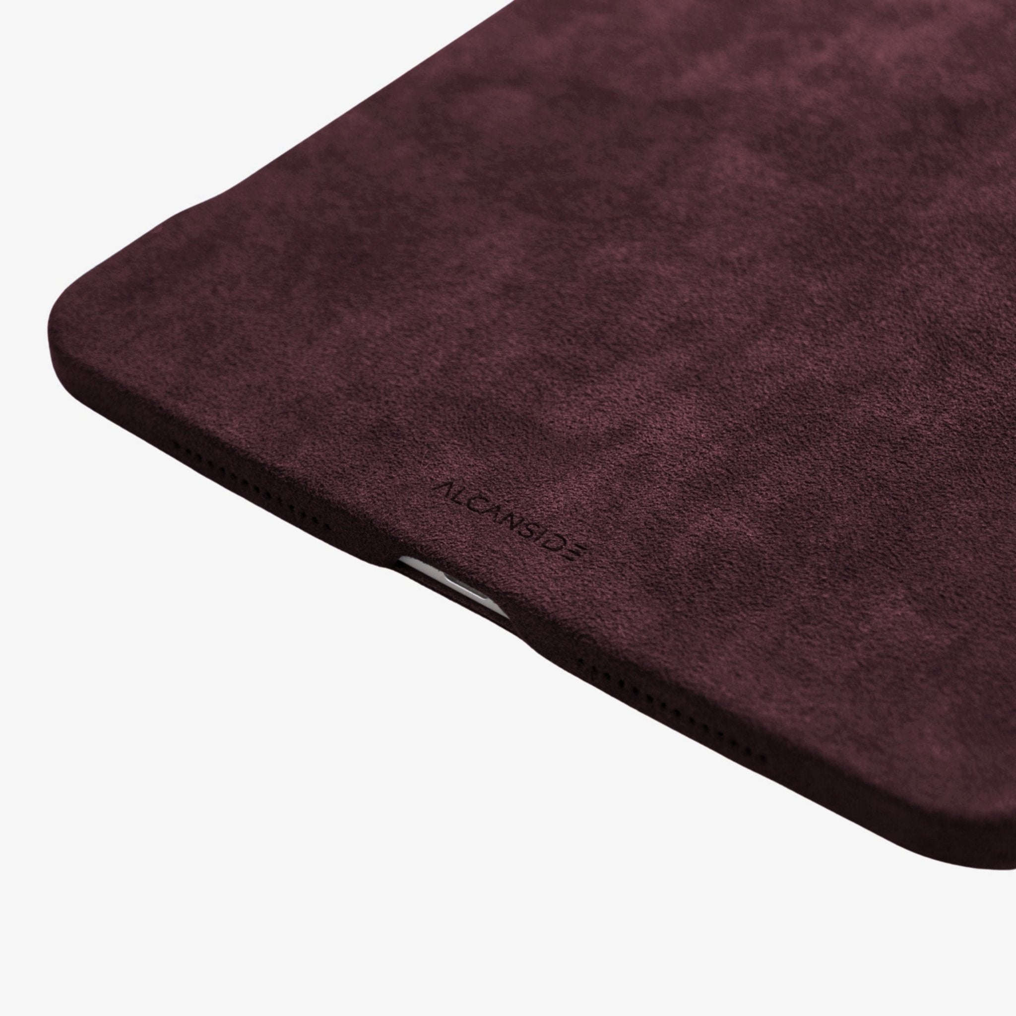 Alcantara iPad Cover - For iPad Air 11 inch (2024/2026) - Wine Red - Alcanside