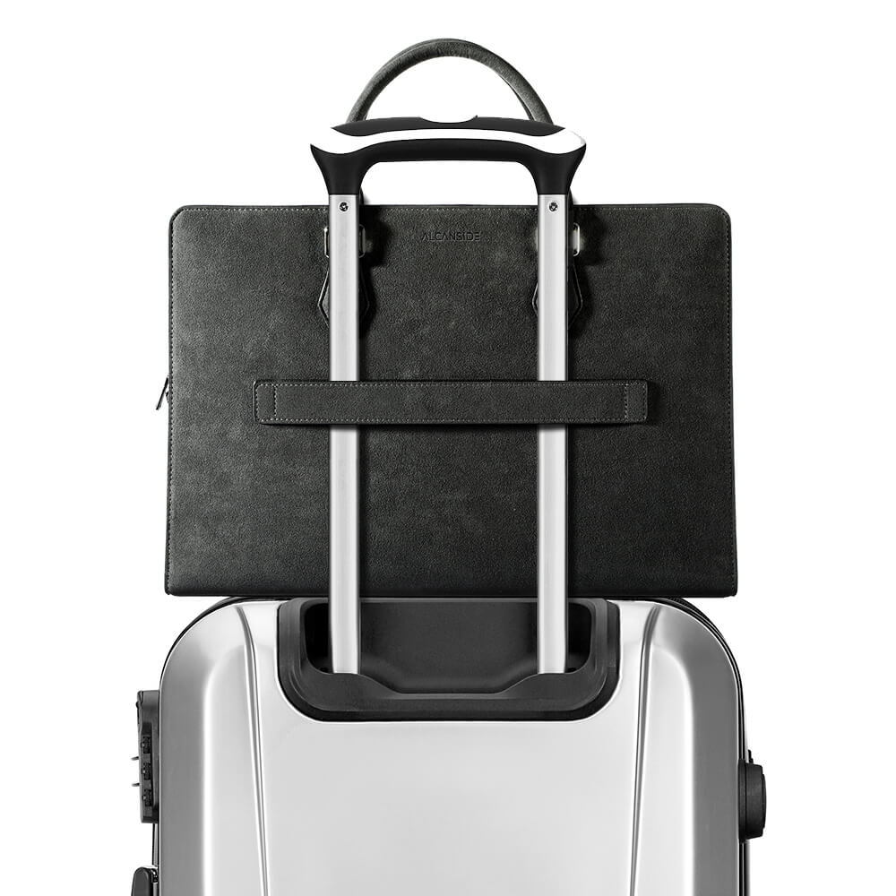 Alcantara Laptop Bag - Space Grey - Alcanside