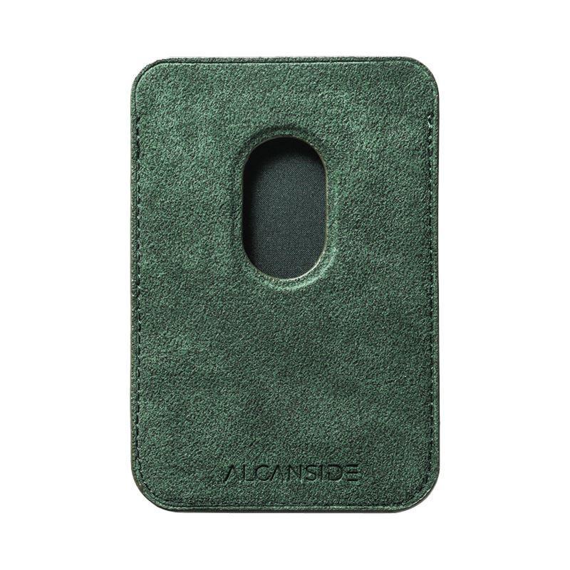 Donkervoort - Alcantara MagSafe Wallet - Midnight Green - Alcanside