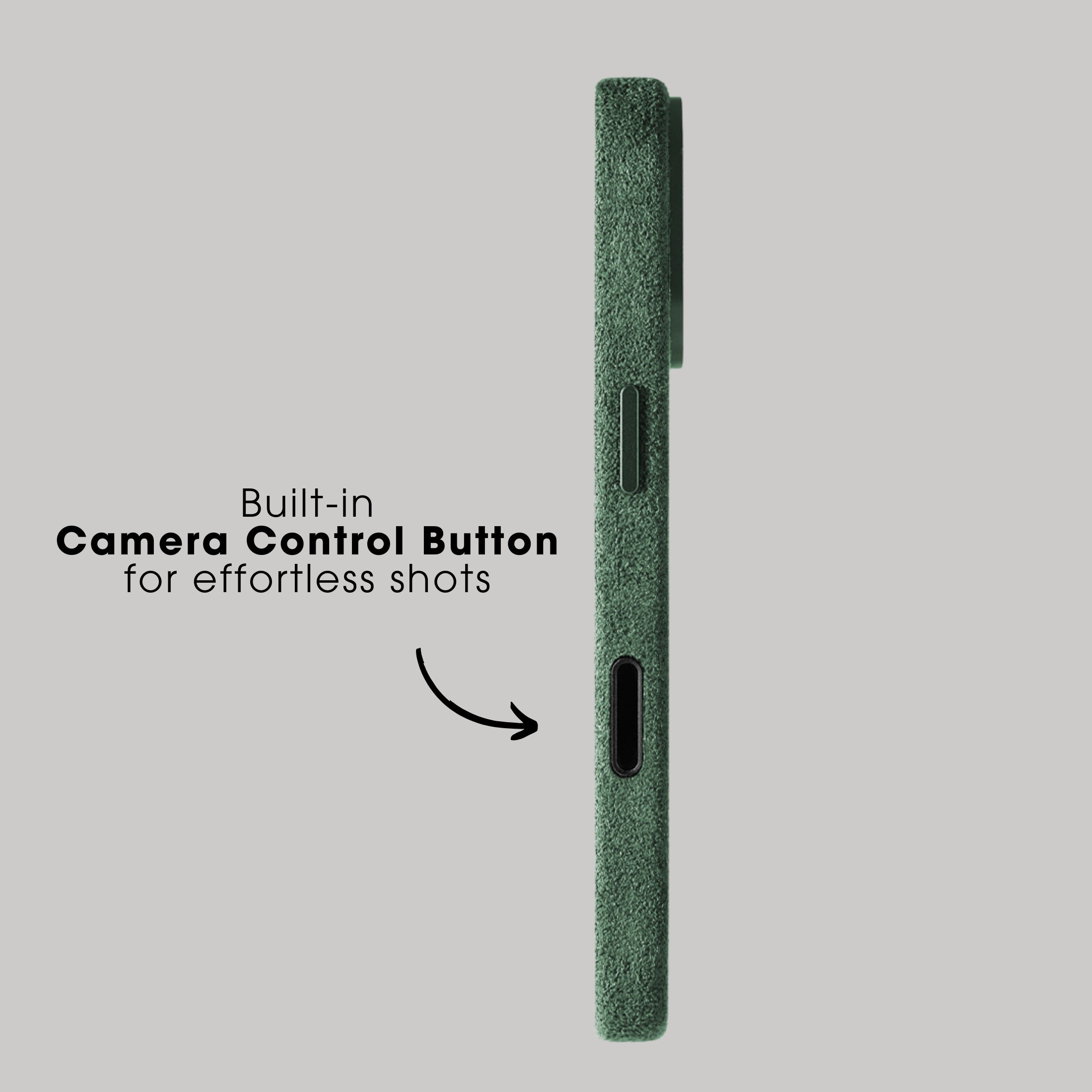 iPhone 17 - Alcantara Case - Midnight Green