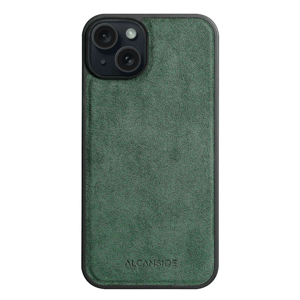 iPhone 14 - Alcantara Case With MagSafe Magnet - Midnight Green - Alcanside