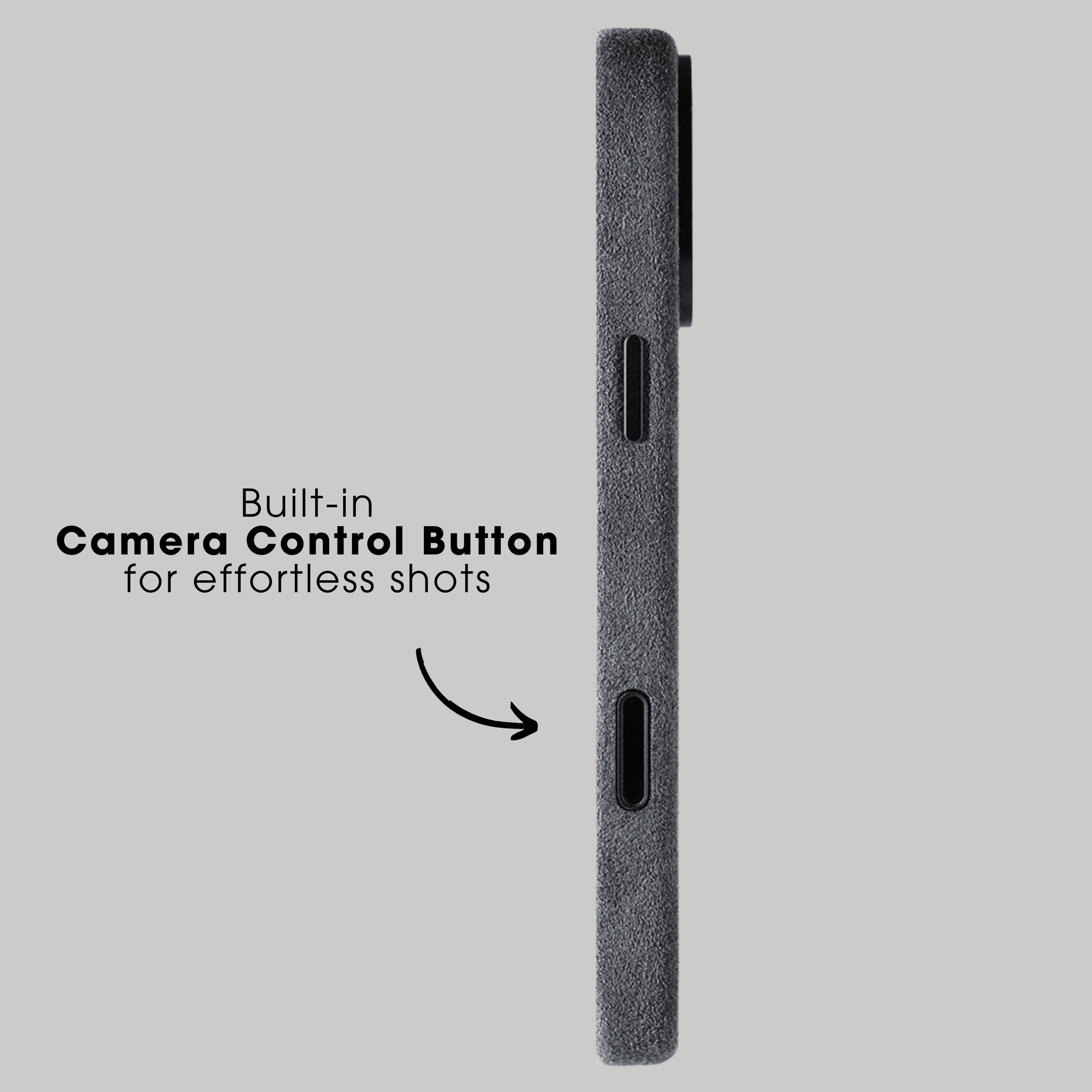 iPhone 17 Pro - Alcantara Case - Space Grey