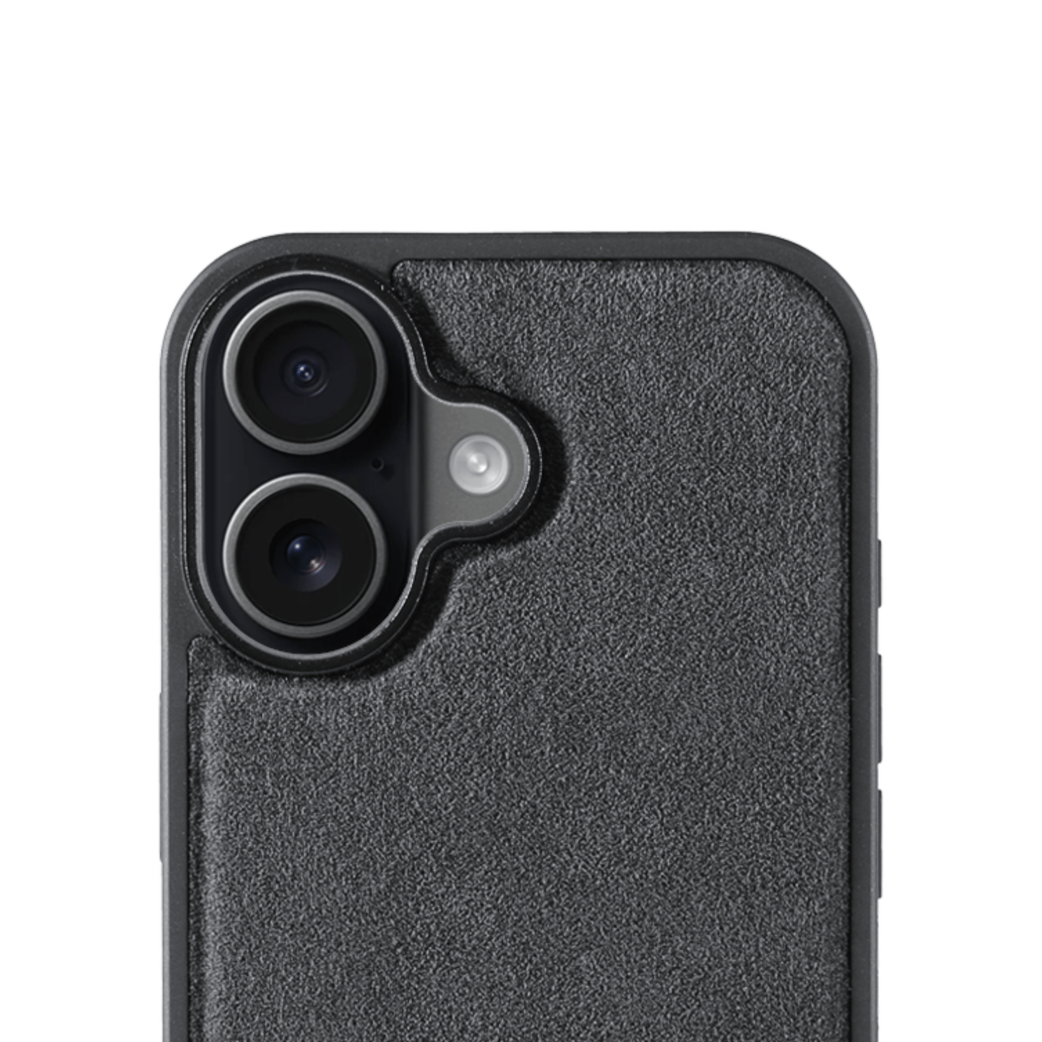 iPhone 17 - Alcantara Back Cover - Space Grey - Alcanside