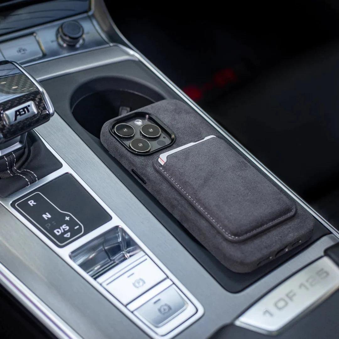 iPhone Alcantara Case - Space Grey - Alcanside