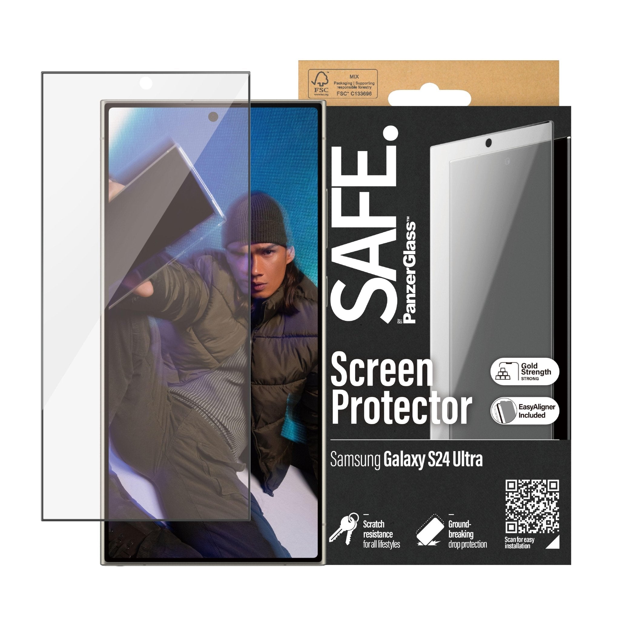 Panzerglass Screenprotector - Samsung Galaxy S24 Ultra - Alcanside