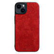 iPhone 12 Mini - Alcantara Back Cover - Red - Alcanside