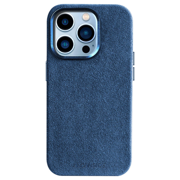 iPhone 14 Pro Max - Alcantara Case - Ocean blue